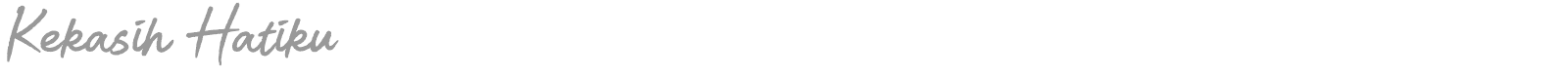 Kekasih Hatiku font preview